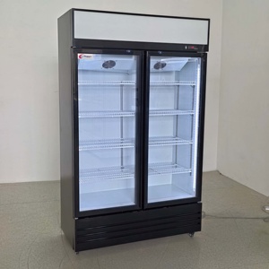 Tempered Glass Vertical Display Cabinet Commercial Supermarket Refrigerated Beverage showcase <strong>Fridge</strong> <strong>Cola</strong> <strong>Coca</strong> Drink <strong>Fridge</strong> - Product Image 6