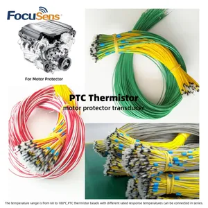 Focusens ODM OEM PTC Thermistor MZ6-130-DS 130C Motor Winding Temperature Measurement PTC Sensor