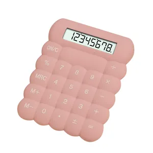 silica gel Office Battery Customized LCD Display Screen Student calculator Smart cacultater calculatrice business cute custom