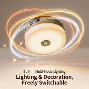 Guirlande lumineuse multifonctionnelle pour le camping, lampe LED d'extérieur, portable, rechargeable par USB, éclairage décoratif pour le camping - Product Image 6