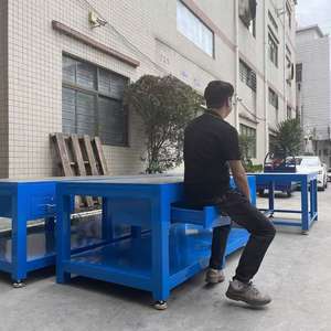 Banco DE TRABAJO duradero para <span class=keywords><strong>maquinista</strong></span>, 2M X 1m, acero inoxidable, ideal para reparaciones de taller y operaciones de tornillo de banco - Product Image 4