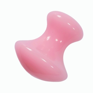 Cute Pink Resin Mushroom Massage Head Portable Manual Acupressure Stick for Face & Body Gift-ready Beauty Tool Factory Direct - Product Image 6