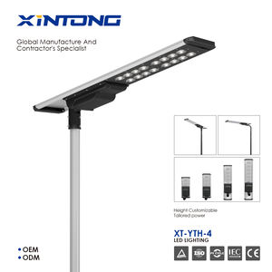 Đèn đường năng lượng mặt trời LED cảm biến chuyển động ngoài trời 100w 120w, chống thấm nước, bán chạy, giá gốc nhà máy - Product Image 1