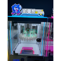 Mini-grue à pinces de qualité commerciale, jeu d'arcade de distribution de poupées pour un joueur avec force de préhension réglable, directement de l'usine