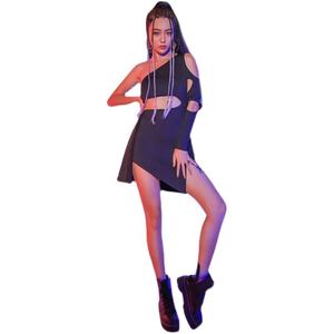 Vestido de poliéster estampado sexy Wuyiba para mujer, disfraz de actuación en escenario para discoteca, bailarina principal de <span class=keywords><strong>Gogo</strong></span>, danza en punta - Product Image 5