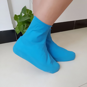 החלקה עמיד למים גשום מגפי לעבות גומי מגפי כיסוי נעל מגן רגל מכסה חיצוני רכיבה על אופניים ערדל - Product Image 6