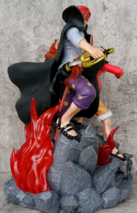 50cm PVC Anime dibujos animados cuatro emperadores modelo coleccionable muñeca juguete mono D. Luffy Shanks Figura One Pieces Light Toy Box - Product Image 5