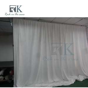 RK 30x10ft White Quick-Setup Pipe & Drape Backdrop Aluminum/Steel Frame Chiffon Panels 3-Year Warranty for Weddings Trade Shows - Product Image 5