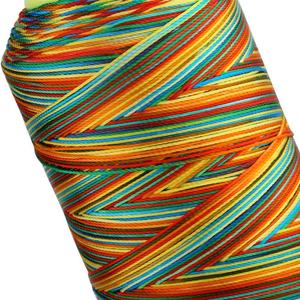20S/3 <span class=keywords><strong>filo</strong></span> di poliestere multicolore <span class=keywords><strong>filo</strong></span> per cucire arcobaleno per <span class=keywords><strong>uncinetto</strong></span>/pizzo - Product Image 2