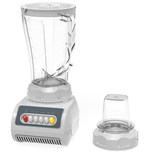 <span class=keywords><strong>Blender</strong></span> et extracteur de jus électrique domestique 2-en-1 350W 2 vitesses avec pot en plastique de 1,5 L et 4 lames - Product Image 3