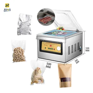 Jinyi embalagem a vácuo, máquina pequena multifuncional de embalagem para carne fresca, para uso doméstico