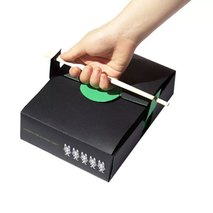 Offre Spéciale Shishi/Burger Fast Food À Emporter Emballage Personnalisé Imprimé Petit Déjeuner <span class=keywords><strong>Brunch</strong></span> Boîte avec Gaufrage pour <span class=keywords><strong>Plateau</strong></span> Alimentaire - Product Image 2