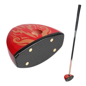 2023 Korea Indoor Graphit Gesicht OEM Persimmon Maple Golf Holz Putter Benutzer definierte Golfschläger Head Park Golf Club