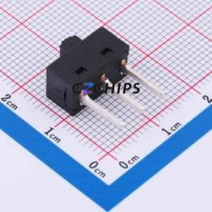 SS-12M10G3 Slide Switch Through hole Component (THT) Switch Single Pole Double Throw Rectangle Pin Header PC Pin 13.2mm - Product Image 2