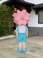 Uyeah MOQ 1 PC Costume de Mascotte Professionnel Personnalisé pour Adultes et Garçons, Image Humaine de Dessin Animé, Costume de Mascotte 3D Souple Personnalisé