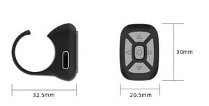 Control Remoto Inalámbrico para TikTok, Control de Desplazamiento, Pasador de Páginas Recargable con Diseño de Anillo y Estuche de Carga - Product Image 4