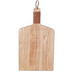 Planche à découper en bois pour la cuisine, forme rectangulaire, avec poignée, compatible lave-vaisselle, écologique, épaisseur 2,0 cm, BS - Product Image 4