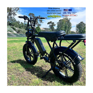 OUXI V8 C80 Fatbike alliage 20 pouces pneus à air vélo électrique 48v 250w Ebike vintage électrique gros pneu E-Bike - Product Image 2