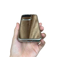 Funda silenciosa con superficie de espejo plateada electrochapada para iPhone 17 Pro Max, con estilo de alta gama y sencillo, cubierta de espejo 16 15 14