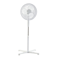 Ventilateur sur pied à grille en maille 45W, refroidisseur d'air multi-réglable, contrôle temporisé stable, gain de place, base croisée détachable, ventilateur électrique sur pied