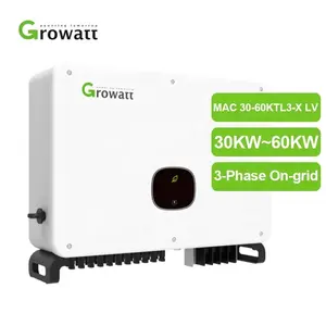 Growatt商用MAC 60KTL3-X LV 50000W 60000W 30kw 20kw太阳能并网逆变器60kw逆变器