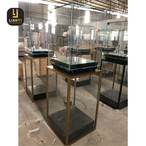 Premium Jewelry <b>Showcase</b> Custom with High Clarity Glass LED Lighting Discreet Security for High Quality Jewelry Displays - Product Image 5