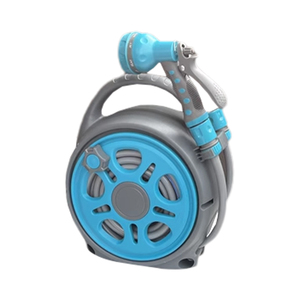 Enrouleur de <span class=keywords><strong>tuyau</strong></span> de jardin télescopique ANSI portable, mini, réglable, en ABS, haute <span class=keywords><strong>pression</strong></span> 500 PSI, avec poignée télescopique - Product Image 1