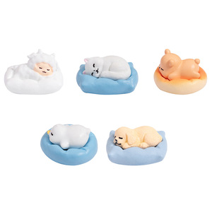 Figurines d'animaux mignons en résine miniature (chat, chien, canard) pour décorations intérieures de voiture, maisons de poupées, jardins féériques et décoration intérieure. - Product Image 4