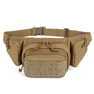 Sac de taille tactique Hy8272 kaki léger pour sports de plein air, pochette pour téléphone avec bandoulière pour hommes, randonnée, alpinisme - Product Image 3