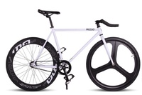 Vélo de course pliable à pignon fixe en acier au carbone pour adultes, modèle roue libre, pour hommes, femmes, étudiants, vélo de route à trois roues