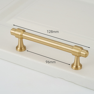 Accesorios de Hardware para muebles de lujo de latón macizo, tiradores de manija para gabinetes de cocina, perillas de cajón de dormitorio modernas - Product Image 3