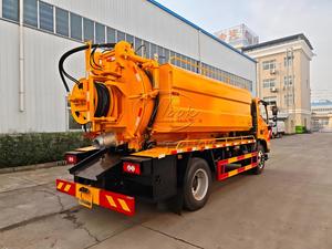 Camion aspirateur FOTON 10CBM avec moteur Cummins 156HP, double fonction de lavage et d'aspiration pour le nettoyage des fosses septiques et des égouts urbains - Product Image 5