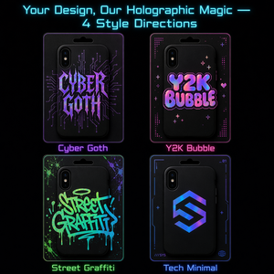 Adesivo Olografico Personalizzato con Trasferimento UV per Telefoni e Laptop, Resistente ai Graffi e ai Raggi UV, per Marchi di Streetwear - Product Image 2