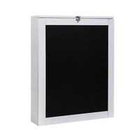 Table pliable murale, rectangulaire, portable, en demi