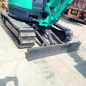 Kobelco SK55รถขุดตีนตะขาบขนาดเล็กเครื่องจักรกลการเกษตรประหยัดพลังงานมีมอเตอร์ดั้งเดิมจากญี่ปุ่นใช้ในเซี่ยงไฮ้ - Product Image 6