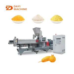 Uma máquina cilíndrica do alimento para secar migalhas de pão branco que faz a máquina panko breadcrumb extrusora do alimento