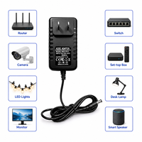 Adaptateur secteur portable 5V 1A 5W avec protection contre les courts-circuits, prise US EU UK AU pour moniteur, CCTV, routeur