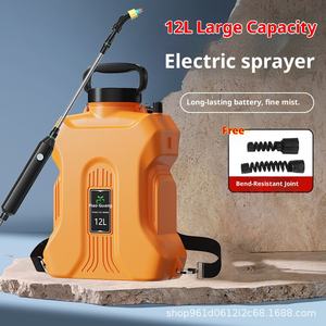 بشاش كهربائي 12 لتر بلاستيك عالي الضغط جهاز تعقيم للحدائق مع ضوابط تدفق متغيرة وخرطوم 5 أمتار - Product Image 5