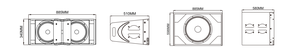 Pro Audio LA210A Outdoor-Bühnen-Line-Array-Lautsprecher <span class=keywords><strong>SUB</strong></span> BASS Professioneller Holzlautsprecher mit Metallgehäuse Passiver Outdoor-Bühnen-Lautsprecher - Product Image 2