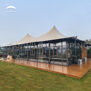 Tente de luxe Starwild personnalisée, grande, pour l'extérieur, avec structure en acier et parois en verre, étanche, idéale pour les salons professionnels et les réceptions hôtelières - Product Image 2