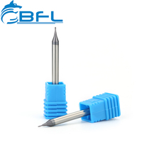 BFL-fresas de carburo sólido de 2 flautas, cortador de extremo de Micro diámetro, bola, nariz