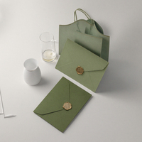 2025 Offre Spéciale enveloppes portefeuille en papier Kraft personnalisées de haute qualité à bas prix impression couleur de Logo personnalisé pour lettre Document
