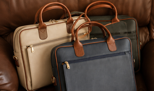 Porte-documents en cuir de veau pleine fleur pour ordinateur portable, sacs de direction pour les affaires et le travail - Product Image 4