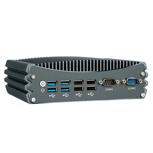 Mini PC Intel Core I3/i5/i7 Processor Fanless Industrial Mini Pc Dual Display Ports 4K HDMI for Industrial Factory Retail