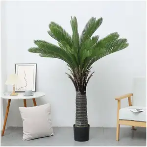 Künstliche Pflanze Bambus zur Dekoration Outdoor-Palm Ficus Bonsai Baum Kiefer falscher Weihnachtsbaum künstlicher 180-Zoll-Guss