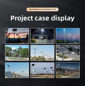 Lampione Stradale Intelligente in Alluminio con Telecamera CCTV e Pannello <span class=keywords><strong>Solare</strong></span> Separato a LED - Product Image 3