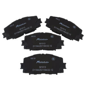 Pastillas de freno delanteras M1013, pastillas de freno para Toyota Yaris Prius Allion Belta Corolla Passo Porte <span class=keywords><strong>Probox</strong></span> Spade Vios Vitz Alza Haval H6 - Product Image 2