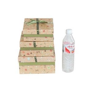 Coffret cadeau de noël Emballage Cadeau Boîte <span class=keywords><strong>Trois</strong></span> Pièces - Product Image 5