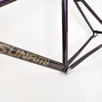 Cadre de vélo de piste de course en aluminium OEM 700c pour route et pièces d'utilisation tout-terrain pour vélo de montagne et croiseurs Cadre de vélo BMX