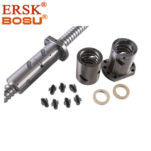 Husillo de Bolas ERK de 25 mm, Precisión <span class=keywords><strong>C5</strong></span> con Tuerca de Bolas DFU2505, Rodamiento de Alta Calidad, Longitud de <span class=keywords><strong>3000</strong></span>-7000 mm con Certificado CE - Product Image 3